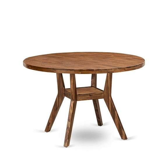 Luxe by East West Furniture Wood Modern Dining Table