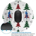 thumbnail image 4 of Disketp Buffalo Plaid Christmas Trees Small Mouse Pad 7.9x7.9 Inches,Washable Round Mousepad For Office Laptop Computer,Non-Slip Rubber Base Mouse Pads For Wireless Mouse, 4 of 9