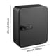 thumbnail image 3 of Caja de almacenamiento de llaves con cerradura de código, armario para llaves con cerradura, organizador de utilidad negro, armario para llaves, acces 20 tarjetas clave, 3 of 8