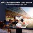 thumbnail image 4 of 360 Rotating Small Projector Portable, Full HD 1080P WiFi LED Movie, Mini Projector for TV Stick Laptop PC with Auto Correction and Zoom Function, 4 of 7