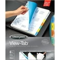 thumbnail image 2 of View-Tab Transparent Index Dividers, 8-Tab, 11 x 8.5, Assorted, 5 Sets, 2 of 2