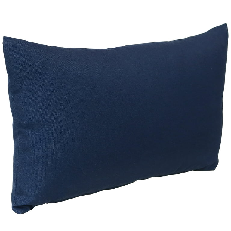 Sunnydaze 2 Indoor/Outdoor Lumbar Throw Pillow Covers - 20-inch - Chevron Bliss