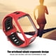 thumbnail image 5 of Correa de repuesto de pulsera Bling Bling Para Tom Tom Spark Runner2/3 negra y roja, 5 of 9