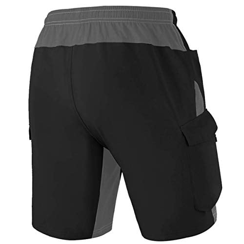 Mens Mountain Bike Shorts 3D Padded Cycling MTB Shorts Lightweight Loose Fit Bicycle Shorts with Removeable Underwear Mens Mountain Bike Shorts 3D Padded Cycling MTB Shorts Lightweight Loose Fit Bicycle Shorts with Removeable Underwear