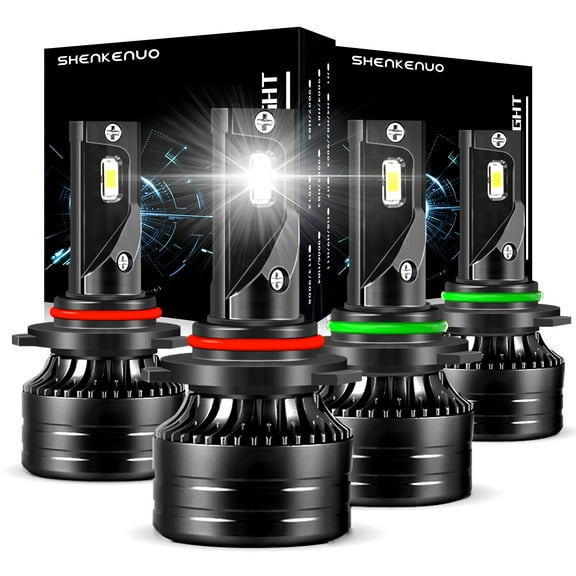 For Toyota Corolla 1993-1997 LED Headlight Bulbs 9005 9006 High Low Beam Combo 6500K 4pc