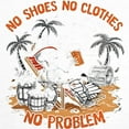 thumbnail image 3 of CafePress - No Shoes No Clothes No Problem - Golf Shirt, Pique Knit Golf Polo, 3 of 4
