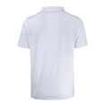 thumbnail image 3 of Men's Cutter & Buck White Kansas State Wildcats Prospect Eco Textured Stretch Recycled Polo, 3 of 3