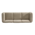thumbnail image 5 of Christopher Knight Home 87" Modern Upholstered Sofa, Oversized 3-Seater Couch with Pillows, Wood Legs, Nomad, 5 of 7