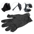 thumbnail image 4 of Guantes negros, 100 piezas Guantes de látex desechables de látex desechables negros Guantes de látex Rendimiento de primer nivel, 4 of 8