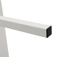 thumbnail image 6 of Ktaxon 5-Shelf Industrial Wood Ladder Bookcase with Metal Frame,White, 6 of 7