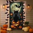 thumbnail image 4 of JoyMoreHome Halloween Theme Door Cover, 35.4x71 Inch, Backdrop Background Decor for Halloween Party, Indoor Outdoor Door Cover Decorations, 4 of 6