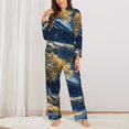 thumbnail image 2 of Sikiie Golden Fantasy Landscape Pajamas for Women Set, Womens Pajama Sets, Lounge Sets for Women, 2pjs for Women-XX-Large, 2 of 7