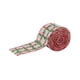 thumbnail image 2 of Cinta de Satén de Poliéster de Doble Cara Navideña, 50 Mm de Ancho, Color Rojo y Verde Bosque, Ideal para Envolver Regalos, Manualidades y Decoración de Bodas. 1 Rollo, 457 Cm de Largo., 2 of 3