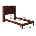thumbnail image 3 of Newport Twin Bed in Antique Walnut, 3 of 4
