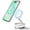 White, variant on Wireless Car Charger, Ultra Magnetic Phone Holder for Car Dashboard, 15W Charging, Cell Phone Holder Charger, Car Accessories for iPhone 17 16 15 14 13 12 (Black)