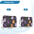 thumbnail image 4 of FORMRS 15-15.6 inch Laptop Sleeve Case Soft Carrying Quilted Computer Bag Cover, Halloween Orange Ghosts, 4 of 7