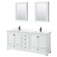 thumbnail image 6 of Wyndham Collection Wcs202080d-Qtz-Unsmed Deborah 80" Free Standing Double Basin Vanity Set, 6 of 7