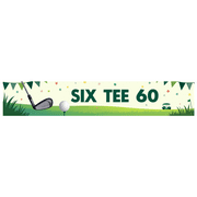 LUUFILx Green Black Triangular Pennant Banner Golf Themed Decorations for Golf Tournaments Golf Parties Golfing Events Golf Club Gatherings Golf Themed Celebrations