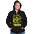 thumbnail image 3 of Like Pineapple Pizza Debate Opinion Zip Up Hoodie Men's Women's Brisco Brands S, 3 of 5