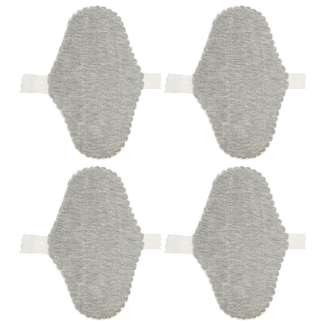 4 protectores de tela para bragas con grafeno, absorción de agua, transpirables, a prueba de fugas, lavables y reutilizables, para mujeres S