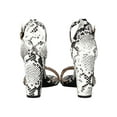 thumbnail image 4 of Women Open Toe Single Sole Ankle Strap Chunky Heel Sandal 18435, 4 of 6