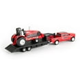 thumbnail image 2 of ERTL 1/64 Case IH "Red Menace" Pulling Tractor with Pickup Truck & Trailer, 47569, 2 of 6