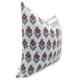 thumbnail image 2 of Fabdivine Handmade Thick Cotton Pillow Cover 16x16 White Red Floral Boho Accent Retro Cushion, 2 of 5