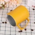 thumbnail image 3 of 350ml Stainless Steel Milk Frothing Jug Frother Coffee Latte Container Cup Coffee UtensilsYellow, 3 of 4