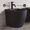 thumbnail image 3 of St. Tropez Floor Mount Classic Bidet in Matte Black, 3 of 13