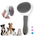 thumbnail image 2 of Peine para Quitar el Pelo de Mascotas con Autolimpieza, Cepillo para Gatos, Peine para Quitar el Pelo de Mascotas, Cepillo de Aseo, Peine Azul, 2 of 6