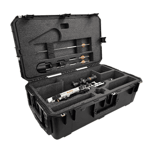 SKB iSeries Ravin 470 Black Crossbow Case, Injection Molded, Waterproof, Dustproof, Custom Foam, Wheels, Black (3i3016-10-003)