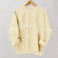 thumbnail image 2 of Womens Valentine’S Day Sweatshirts Long Sleeve Shirts Tops Love Heart Pullover Shirts Fashion Crewneck Tunics Tops, 2 of 6