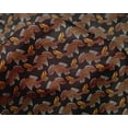 thumbnail image 4 of oneOone Silk Tabby Fabric Fish Block Print Fabric By Yard 42 Inch Wide, 4 of 4