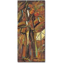 Trademark Fine Art Daniel Gonzales 'Concien Para Ti' Canvas Art 16x32 Inches