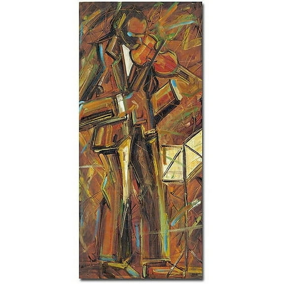 Trademark Fine Art Daniel Gonzales 'Concien Para Ti' Canvas Art 16x32 Inches