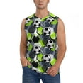 thumbnail image 2 of Picia Football mens Cotton Tank Undershirts , Moisture-wicking Ribbed Tanks, Lightweight Cotton Tank Undershirts-Medium, 2 of 8