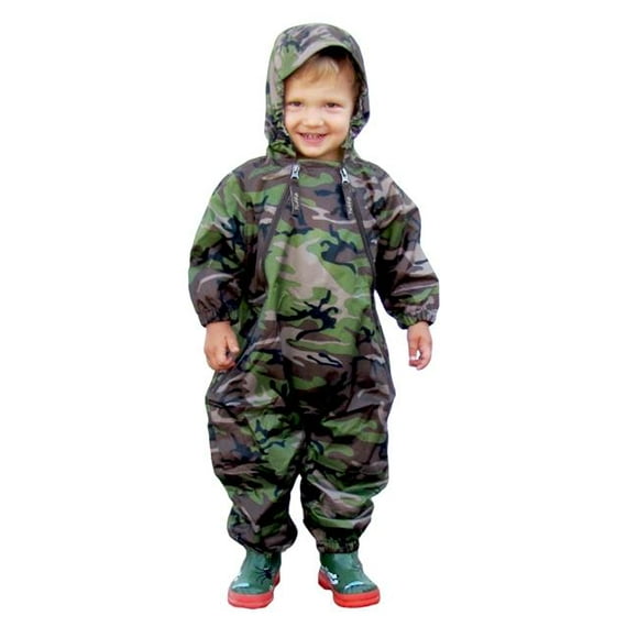 Tuffo  Boys Muddy Buddy Coveralls&#44; Camouflage&#44; Size 5 Tall