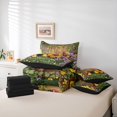 thumbnail image 6 of Castle Fairy Animal Chicken Rooster Bedding Comforter Set 7pcs for Kids Teens Adults,Chic Flowers Vintage Cabin Queen Bedding Sets Super Cozy,Rustic Farmhouse Animal Queen Sheet Sets, 6 of 8