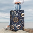 thumbnail image 4 of Uemuo Nautical Printed Washable Luggage Cover - Fashion Suitcase Protector Fits 18-32 Inch Luggage -X-Large, 4 of 9