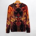 thumbnail image 2 of Attack On Titan Unisex Sweater Long Sleeve Fall Casual Crewneck Tops Pullover Active Streetwear Fashion Sweatshirt XL, 2 of 6