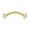 Golden, variant on Eyebrow Ring Cubic Zirconia Wear-resistant Steel Body Piercing Jewelry Barbell for Women