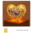 thumbnail image 2 of Lámpara LED Baby Sleeping Light 3D Heart Fireworks Decoración de escritorio Luz para regalos de vacaciones Ehuebsd Para estrenar, 2 of 9