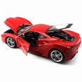 thumbnail image 7 of Ferrari Burago 1/18 Scale Diecast - 18-16008 488 GTB Rosso red, 7 of 7