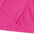 thumbnail image 5 of lnmuld Back to School Kids Girls Short Sleeve Solid V Notch Collar No Button Pique Polo Shirts Breathable Summer School Uniform Tops Size:9-10 Years, 5 of 7