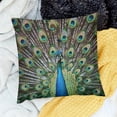 thumbnail image 2 of BANET Throw Pillow Cushion Cover, of with Huge Grand Feathers Enchanted Plumage Image, Decorative Square Accent Pillow Case 24x24in, 2 of 5