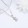 thumbnail image 4 of Juwaliy Collar con Inicial para Mujer, Dije Dije Letra B de Plata Esterlina 925 con Brillo, Alfabeto Personalizado con Nombre y Monograma, Joyería Regalo para Madre Esposa Hija, 4 of 9