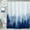 Blue Forest, variant on Misty Forest Shower Curtains,Nature Shower Curtain,Woodland Shower curtain,Fantasy Fog Magic Tree Bath Curtain for Bathroom,Fall Shower Curtain,Waterproof Polyester Fabric-72"Wx84"L-with Hooks