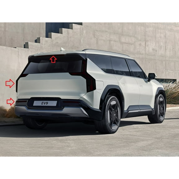 For The BlingLights Protective Tinted Taillight Film Covers for KIA EV9