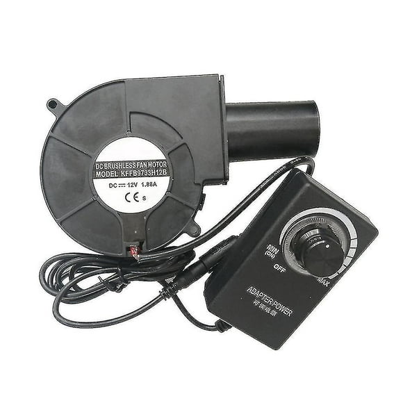 9733 Blower Fan Air Blower High Speed Dc 12v Turbo Centrifugal Fan With Variable Speed Controller For Oil Stove Bbq(1)