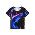 thumbnail image 5 of ATAIKU 3-12Y Boys Pajamas Set Sleeves Top and Pants 2 Pieces Summer Pjs Set Kid Shark Sleepwear, 5 of 9